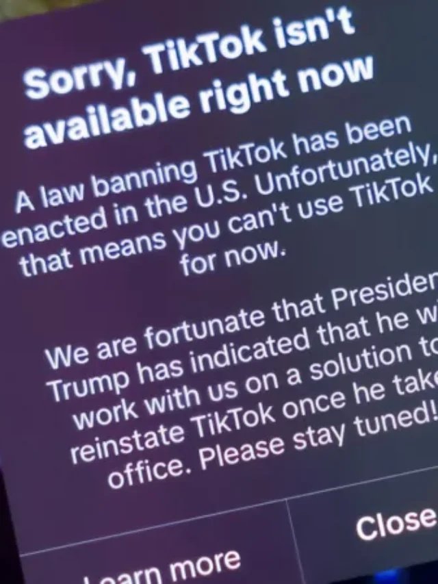 Tik Tok has been officially banned in the United States